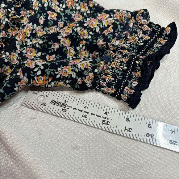 Max Studio Floral-Print Tiered Crep Midi Dress Sz M - Picture 10 of 13